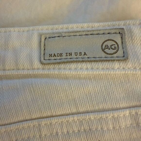 NWOT AG The Legging Ankle Supper Skinny White Jean. Size 30R. - Picture 8 of 15